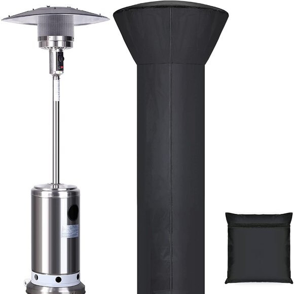 PATIO HEATER COVER WITH ZIPPER AND STORAGE BAG 89'' X 33" X 19" - Picture 1 of 15